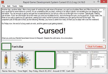 Cursed adult sex game