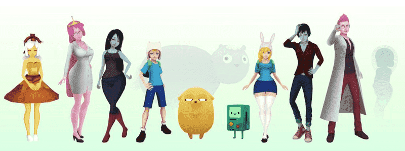 What If Adventure Time Was A 3D Anime Game Download - AIA