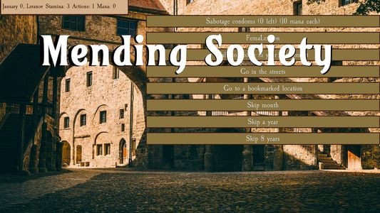Mending Society adult sex game