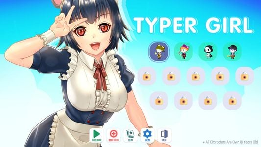 Typer Girl adult sex game
