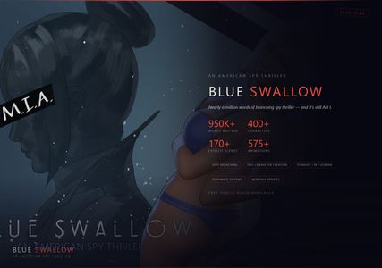 Blue Swallow adult sex game