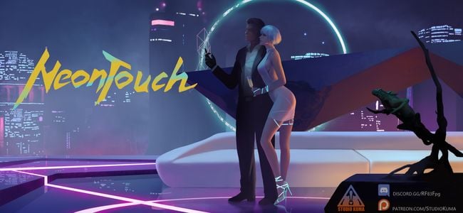 Neon Touch adult sex game