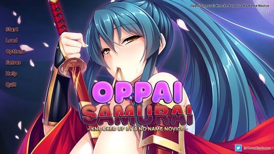 Oppai Samurai: Knocked up by a No Name Novice adult sex game