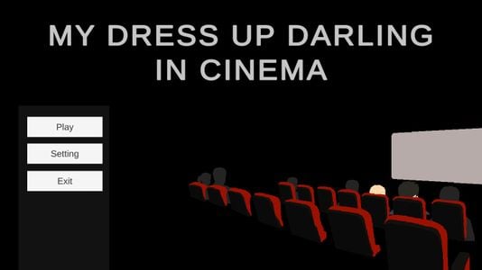 My Dress-Up Darling in Cinema adult sex game