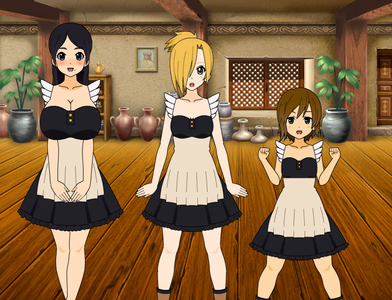 Lewd Cursed Trio adult sex game