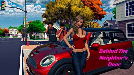 Behind the Neighbor's Door adult sex game