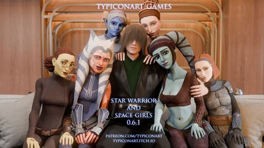 Star Warrior and Space Girls секс игры для взрослых