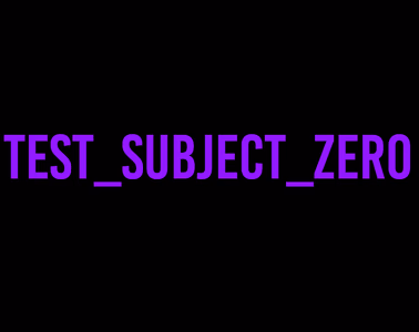 Test Subject Zero adult sex game
