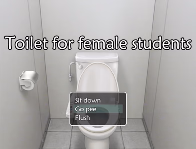 Regarding Relegated to Blossom Girl's Toilet