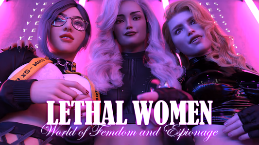 Lethal Women: World of Femdom and Espionage adult sex game