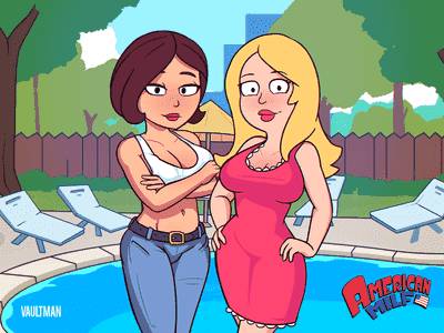 American MILF adult sex game