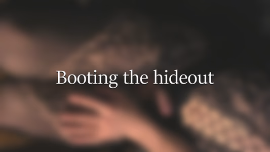 Booting the Hideout adult sex game