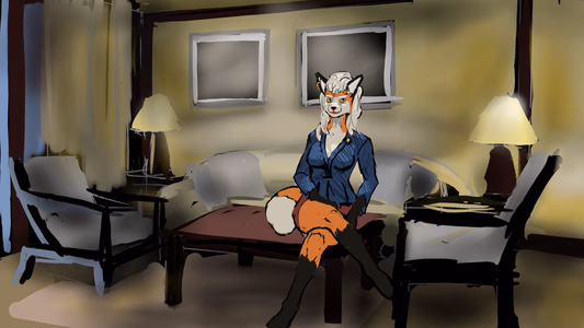 Down a Foxhole adult sex game