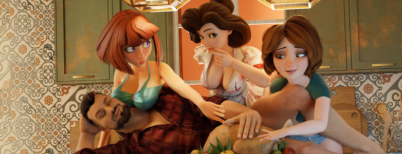 The Milfsgiving Feast adult sex game