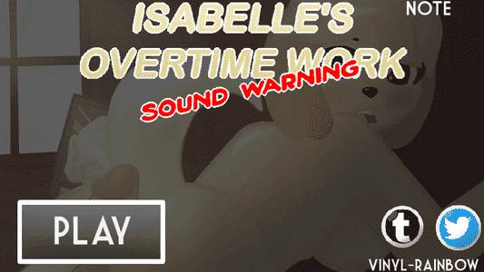 Isabelle's Overtime Work adult sex game