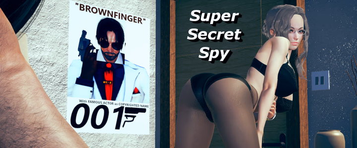 Super Secret Spy adult sex game