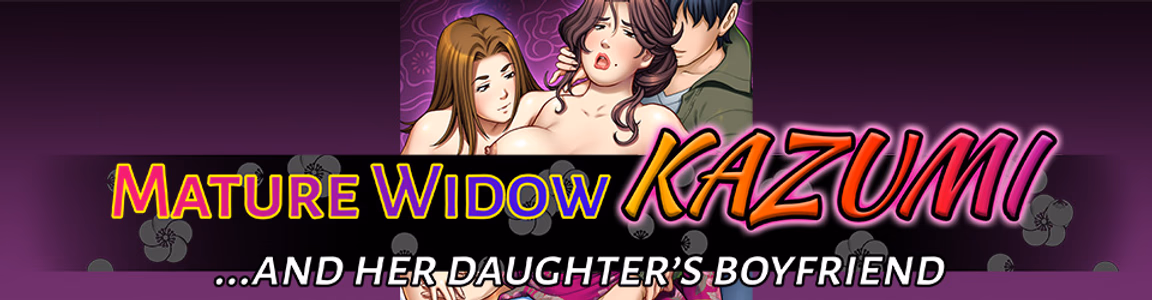 Mature Widow Kazumi and Her Daughter's Boyfriend adult sex game