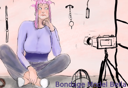 Bondage Model Bella adult sex game