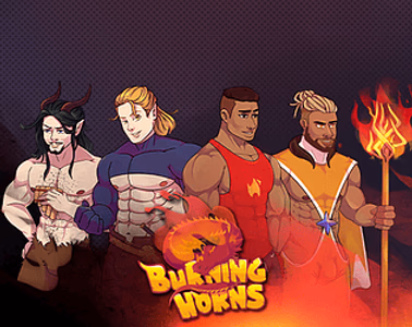 Burning Horns - A Bara Isekai JRPG adult sex game