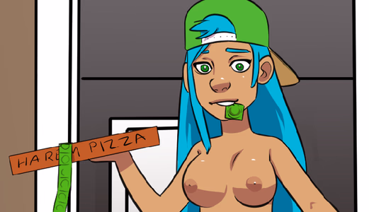 Harem Pizza adult sex game