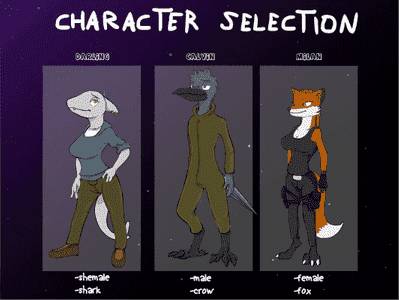 Crowjob In Space adult sex game