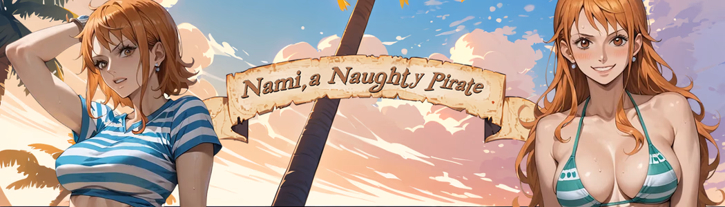 Nami, a Naughty Pirate adult sex game