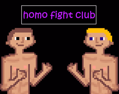 Homo Fight Club adult sex game