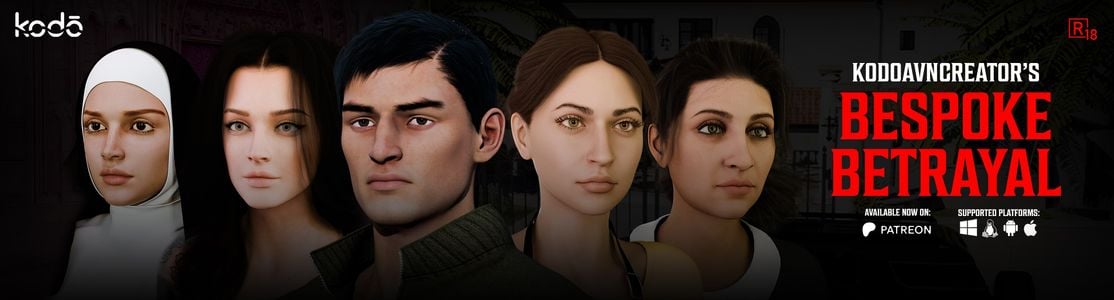 Bespoke Betrayal adult sex game