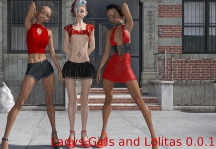 Ladys Girls and Lolitas adult sex game
