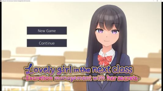 The cute girl in the next class - Find out her secrets and learn about her naughty habits and excretion management adult sex game