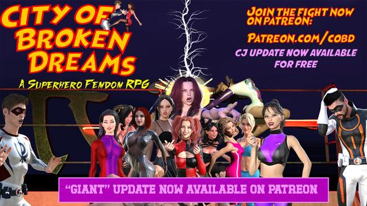 City of Broken Dreams: A Femdom Superhero Game секс игры для взрослых