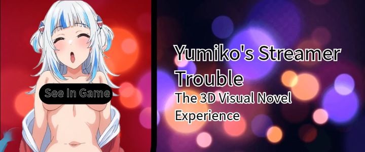 Yumiko's Streamer Trouble adult sex game