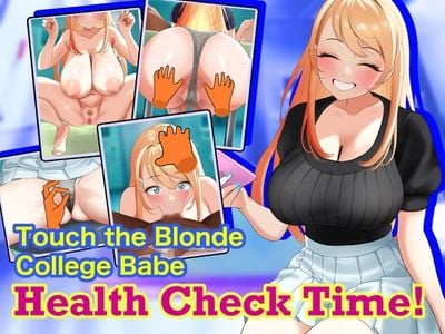 Touch the Blonde College Babe: Health Check Time! adult sex game