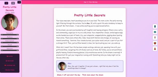Pretty Little Secrets adult sex game