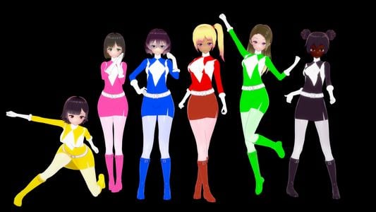 Justiciar Sentai adult sex game