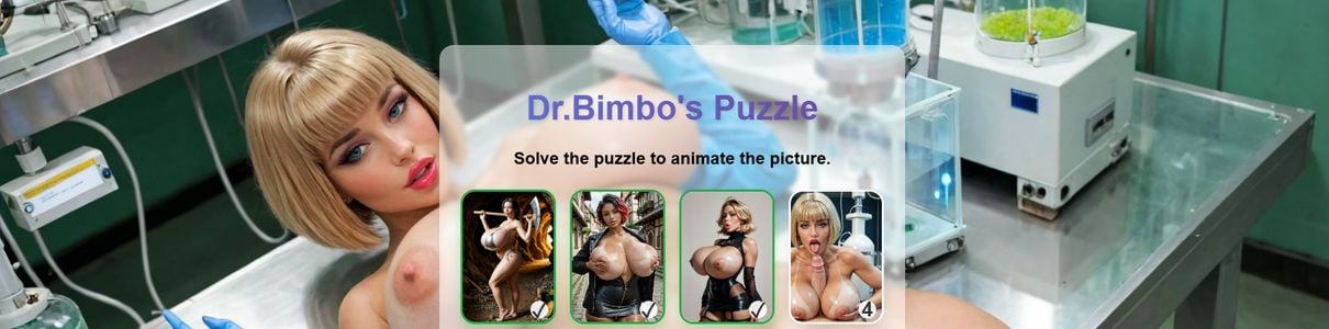 Dr. Bimbo's Puzzles adult sex game
