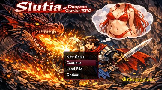 Slutia Dungeon Crawler RPG jogos pornôs adultos