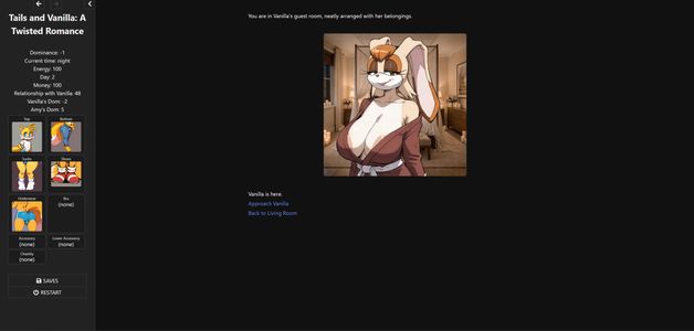 Tails Unfortunate Romance adult sex game