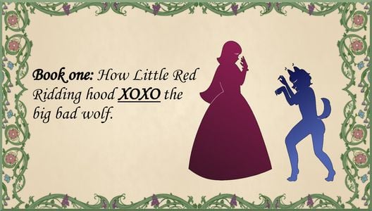 How Little Red Ridding Hood XOXO the Big Bad Wolf adult sex game