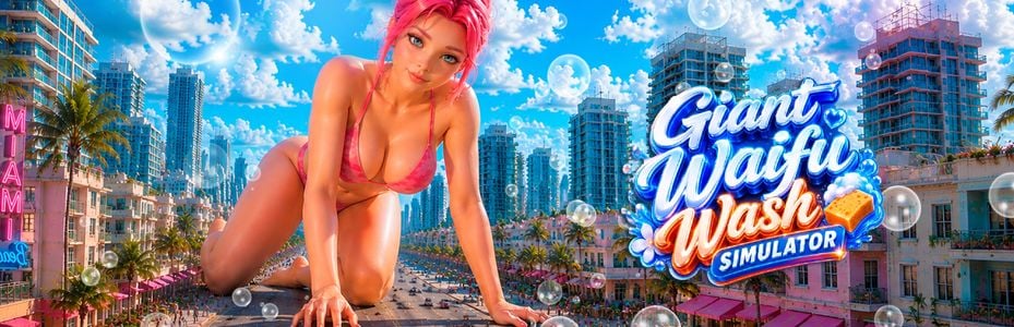 Giant Waifu Wash Simulator adult sex game