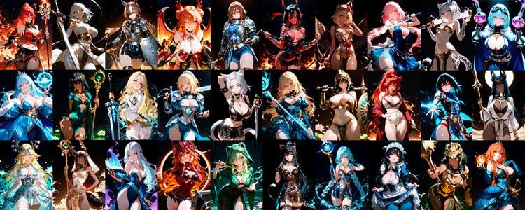 Harem Waifu Wars adult sex game