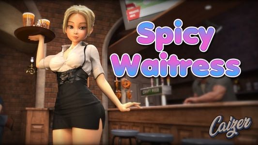 Spicy Waitress adult sex game