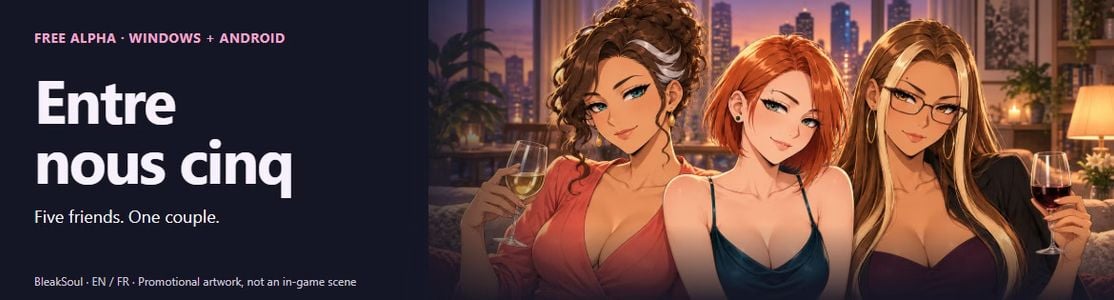 Entre nous cinq adult sex game
