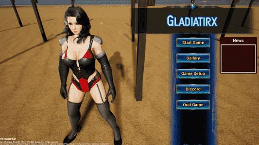 Gladiatrix adult sex game