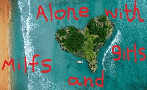 Alone in the Milfy Island with Milfs and Girls adult sex game