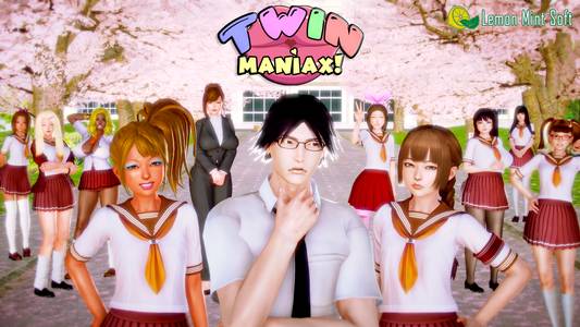 Twin Maniax! adult sex game