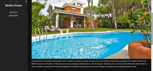 Bimbo House adult sex game