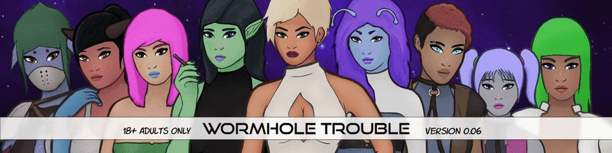 Wormhole Trouble adult sex game