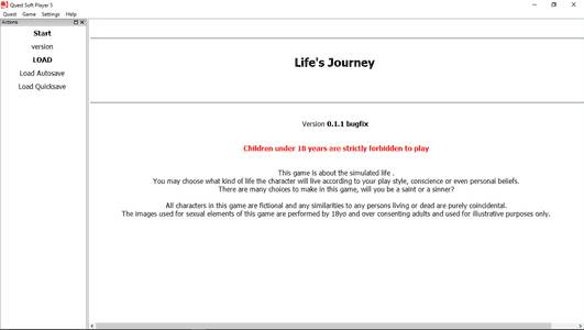 Life's Journey adult sex game