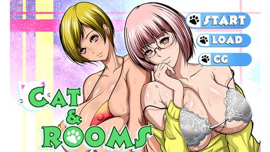 Cat & Rooms + Too Hot! adult sex game